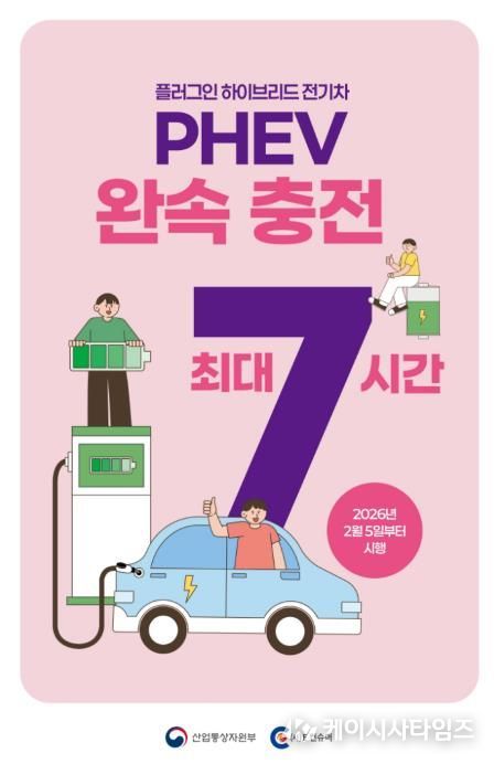 완속충전구역 주차시간 변경 홍보 포스터