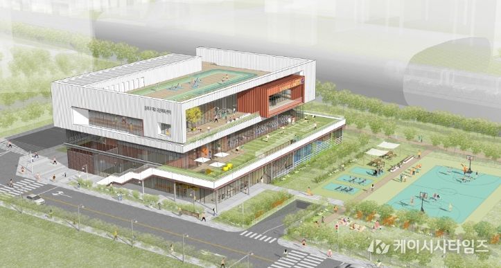 동래구 제2국민체육센터 당선작 조감도