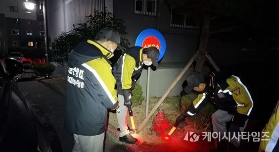 노후 아파트 야간 취약시간 안전순찰