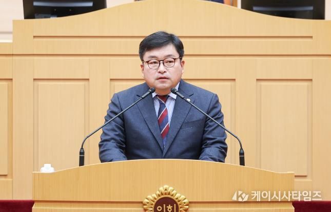 모정환 의원 함평 월야중학교 체육관 신축 촉구 5분 자유발언 사진