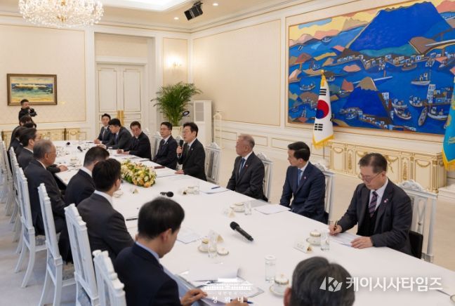 청년일자리와 지방투자 확대를 위한 기업간담회(청와대)