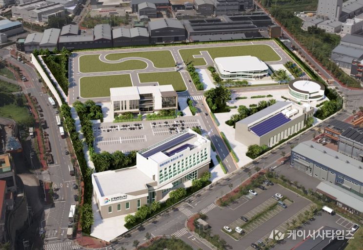 미래자동차클러스터 단지 조감도