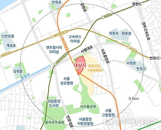 위치도 (서초구 반포동 60-5번지)