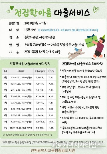 ‘전집한아름 대출서비스’ 운영