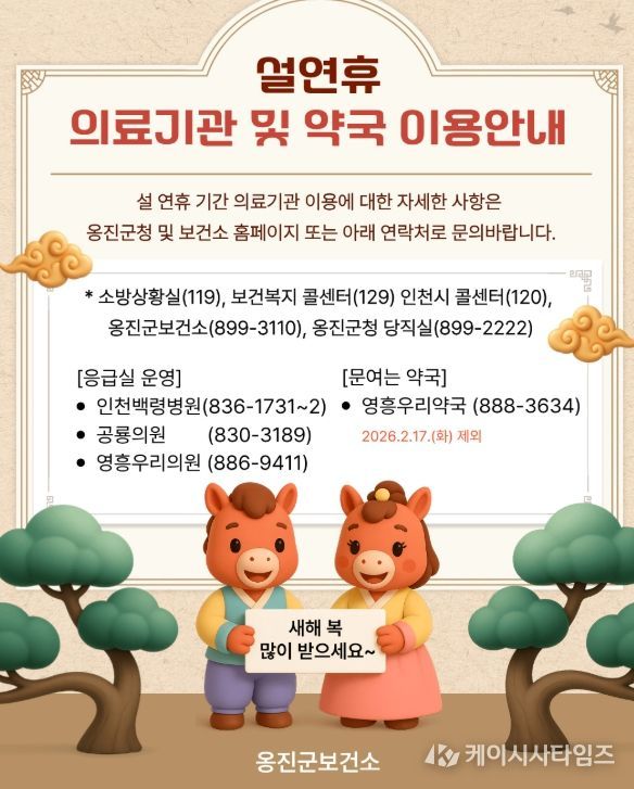 설 연휴 5일간 응급진료체계 가동