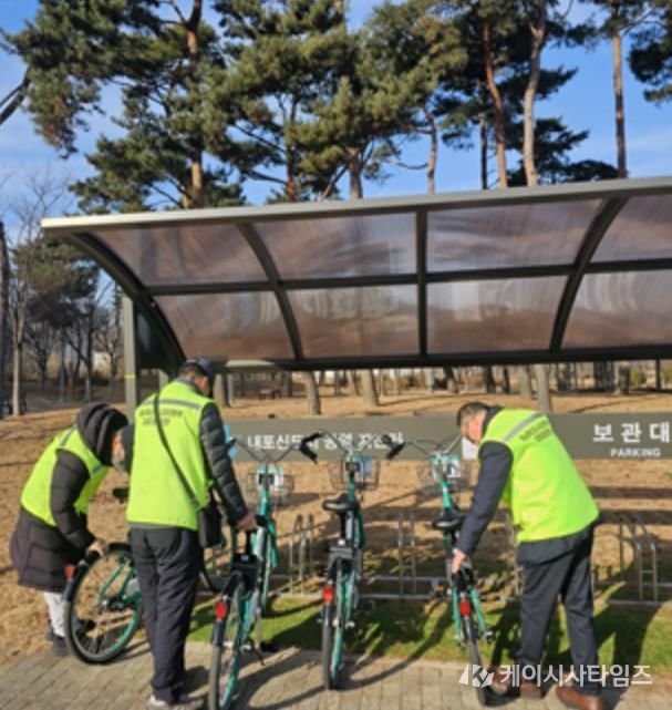 홍성군 내포신도시 공영자전거 ‘내포씽’, 일자리 창출 '눈길'