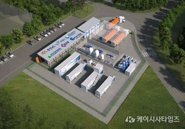 그린수소 생산기지 조감도