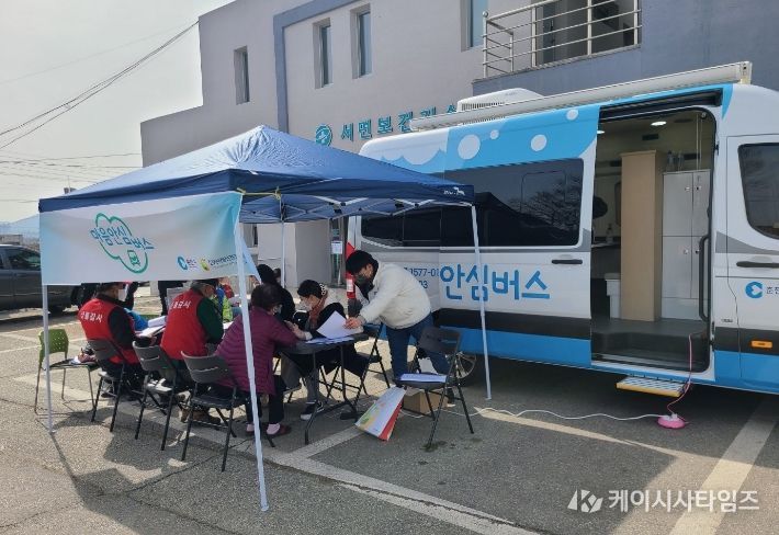 마을안심버스 운영 모습