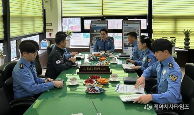 울진해경, 지휘관과 소통 공감 간담회 개최(3.23.울진해경서 제공)