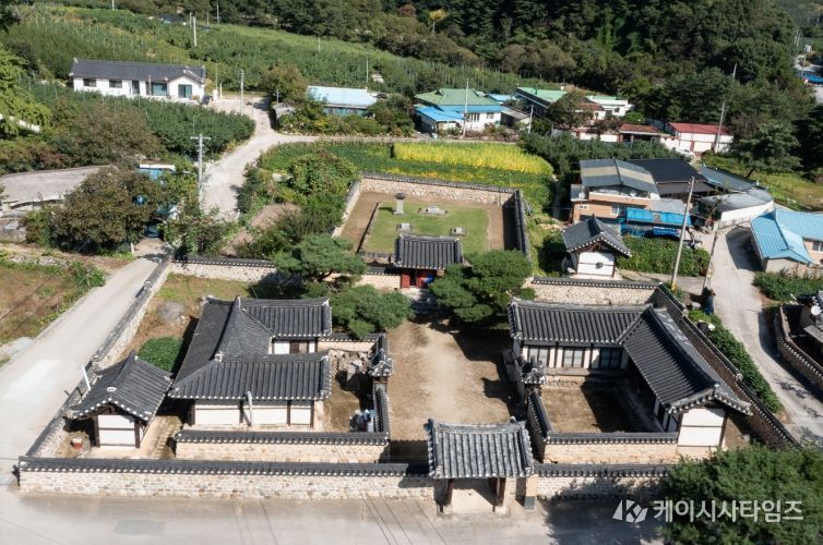 금성대군신단 항공사진