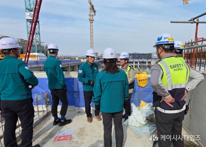 강화군, 해빙기 맞아 아파트 건설현장 안전관리 강화 나서