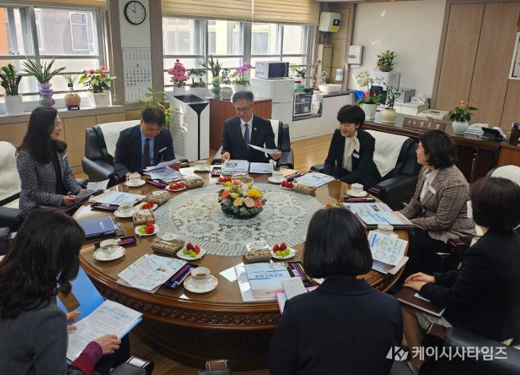 신임교장 부임 학교 방문