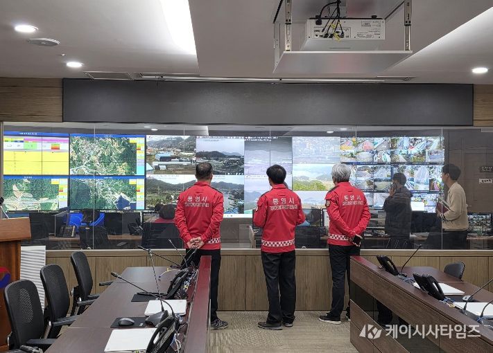 통영시 산불무인감시카메라 4개소 추가 설치 1(산양스포츠파크 CCTV)