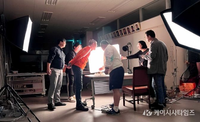 강진군 디지털 창업 실습교육이 농업기술센터에서 진행되고 있는 모습.